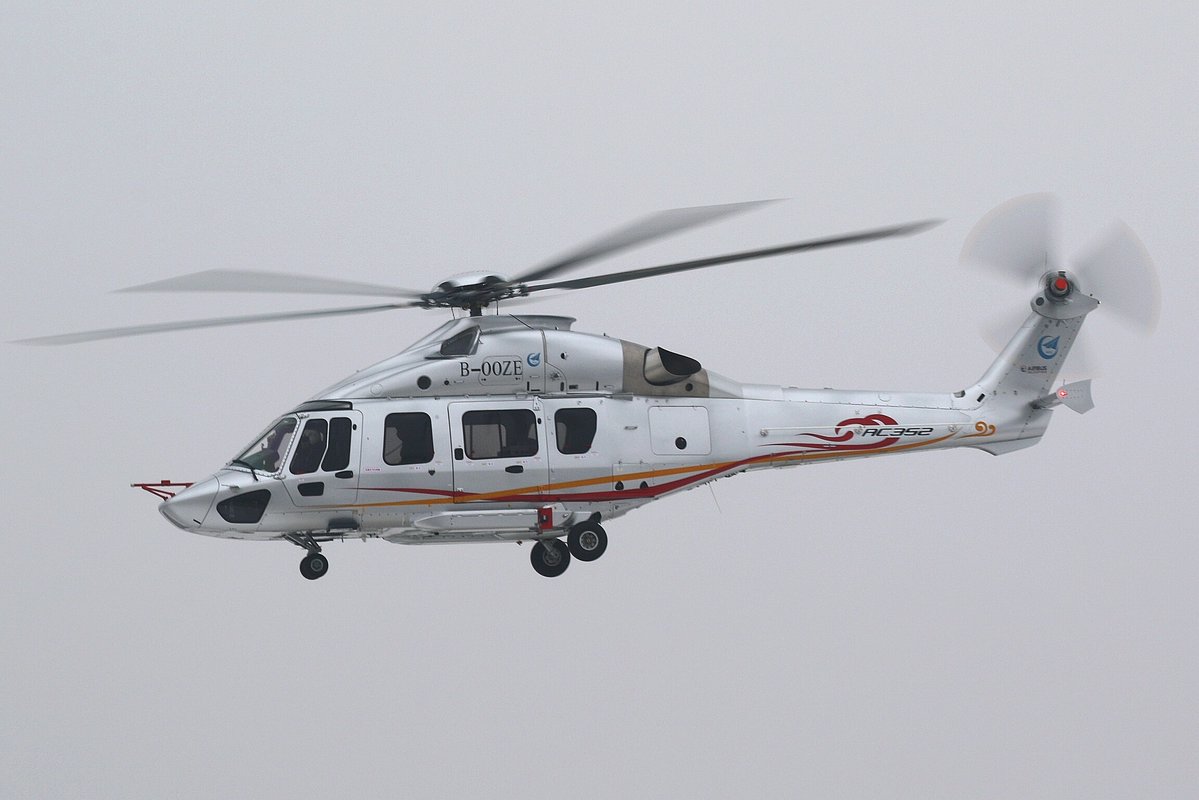 China fez primeiro voo de seu novo helicóptero AC352
