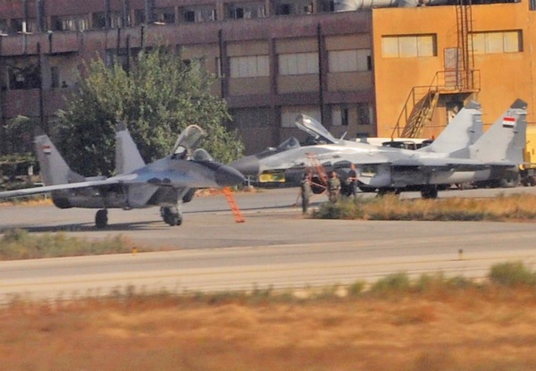 МиГ-29 ВВС Сирии 