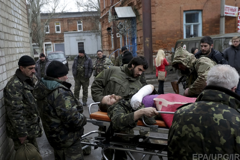  эвакуация раненых из Артемовска  