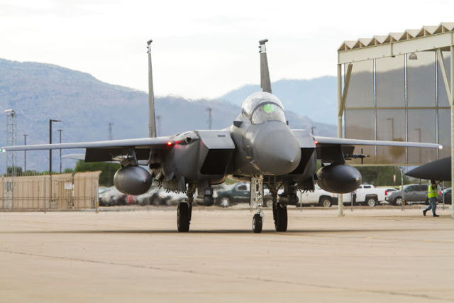 Republic of Singapore F-15SG Strike Eagles training in Tucson’s skies 9